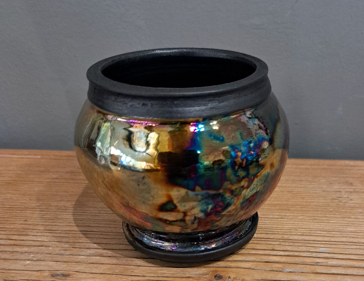 Laura Lee Ceramics - Mini Raku Moon Jar