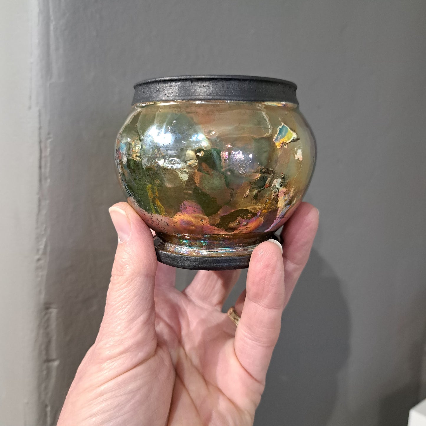 Laura Lee Ceramics - Mini Raku Moon Jar
