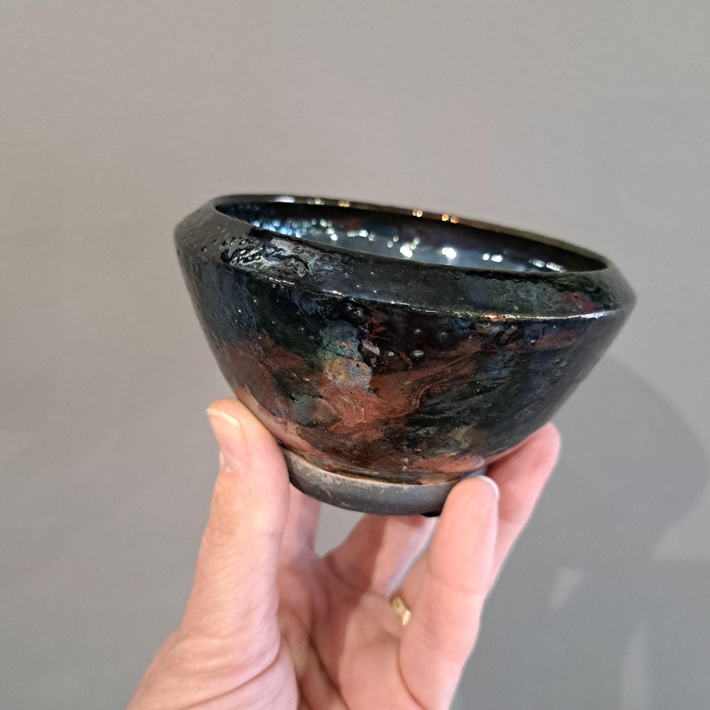 Laura Lee Ceramics - Metallic Black Collection - Small Vase 5