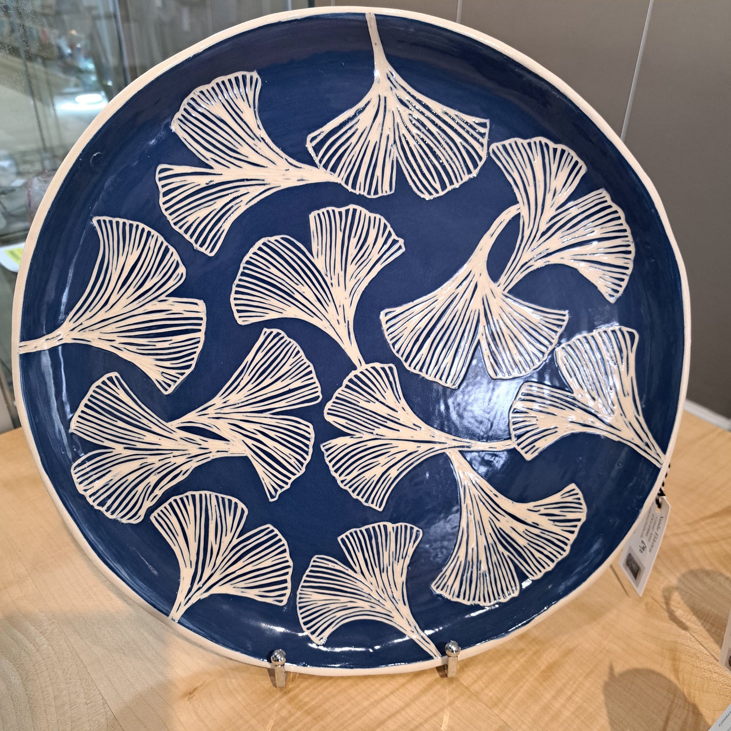 Natalie Elderton - Gingko Navy Circular Platter