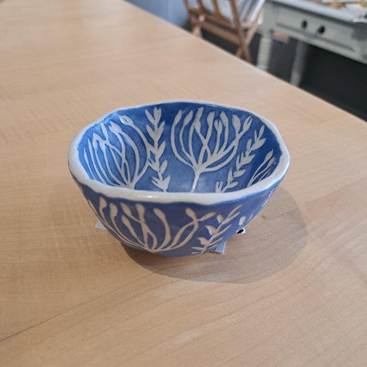 Natalie Elderton - Blue Agapanthus Small Bowls