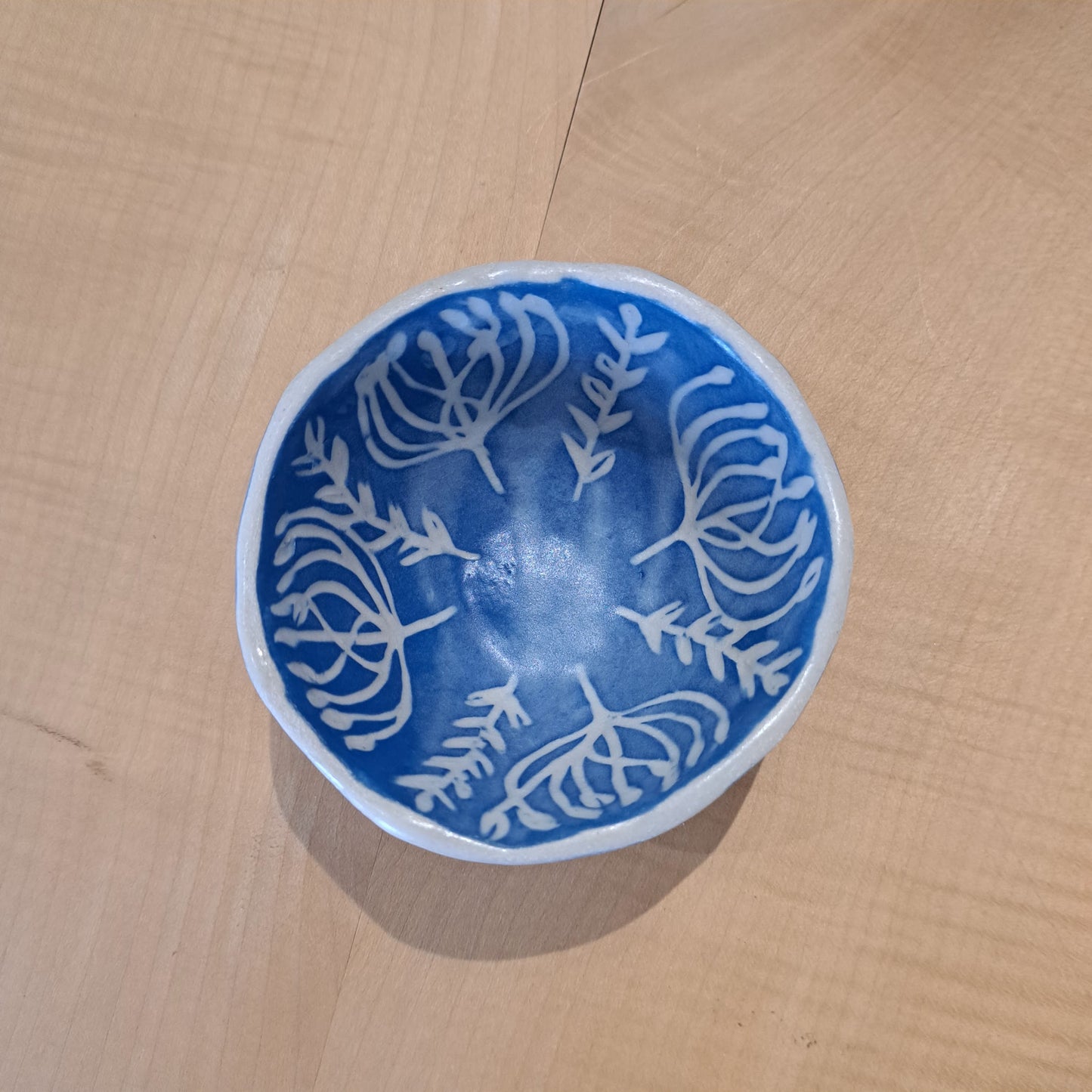 Natalie Elderton - Blue Agapanthus Small Bowls