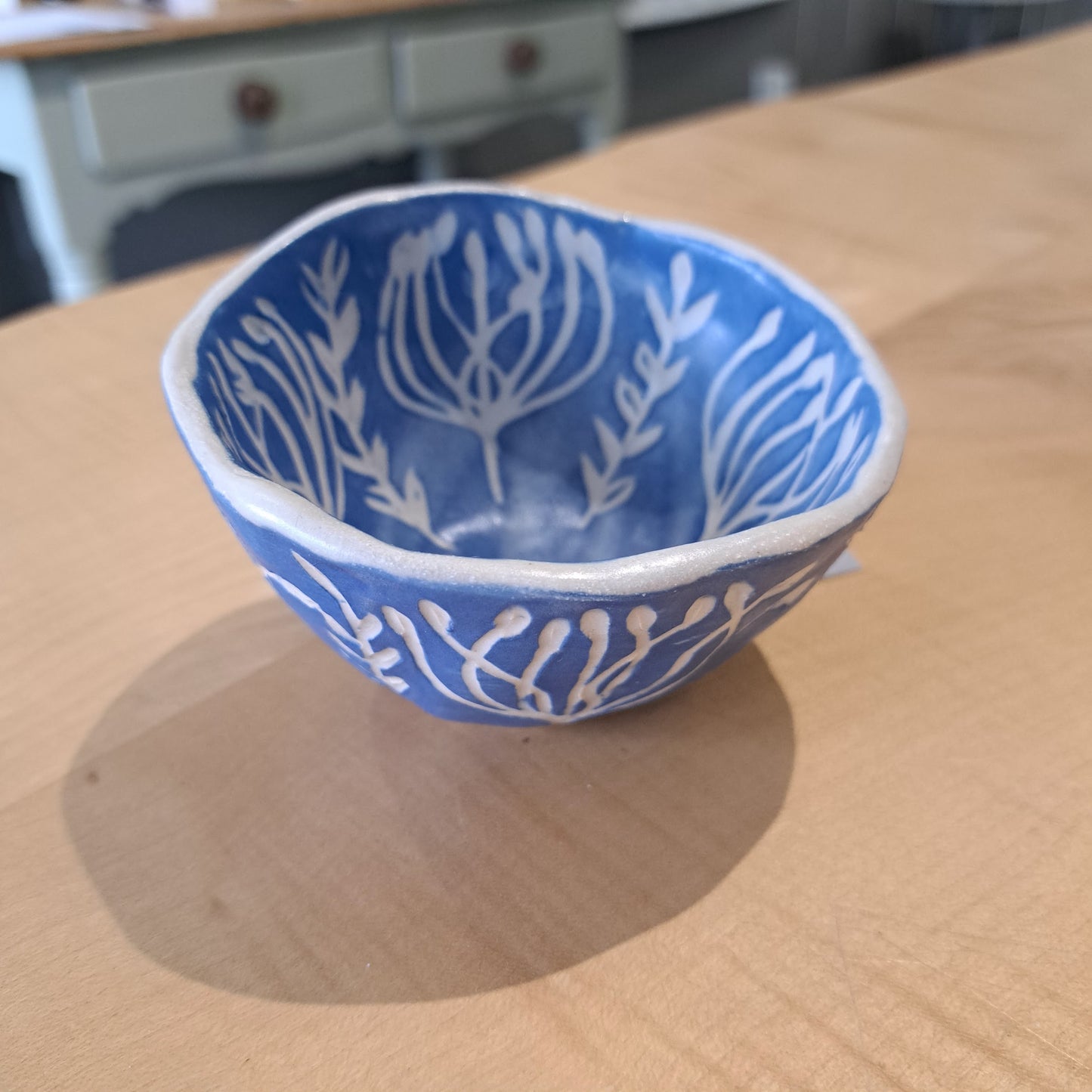 Natalie Elderton - Blue Agapanthus Small Bowls