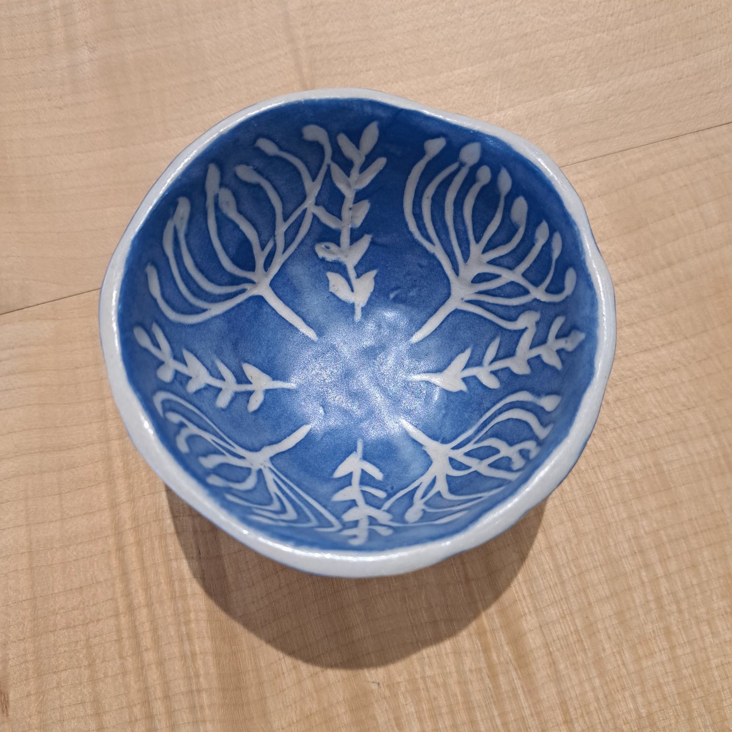 Natalie Elderton - Blue Agapanthus Small Bowls