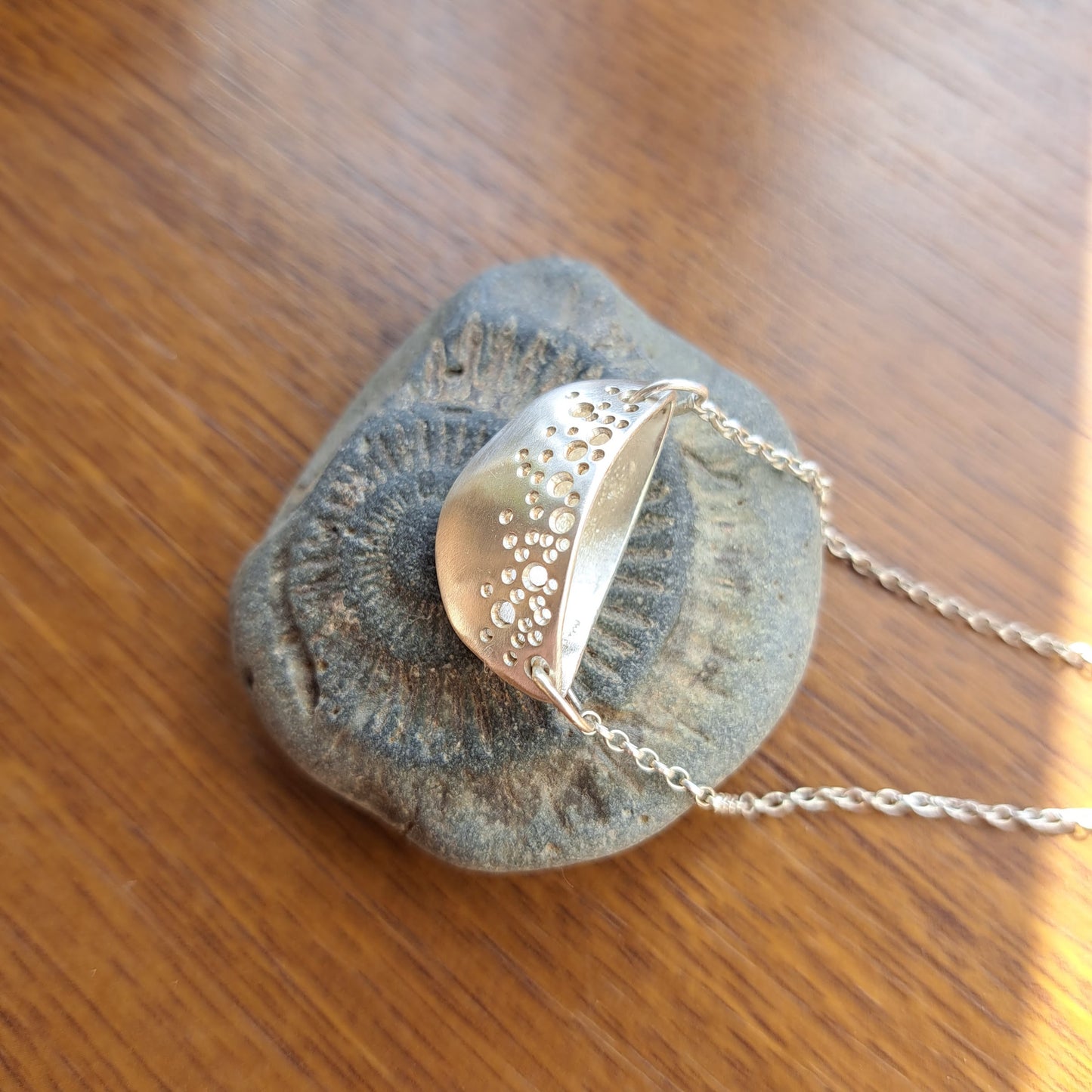 Carole Ramsden Silver - Vessel Necklace - Silver Challenge May