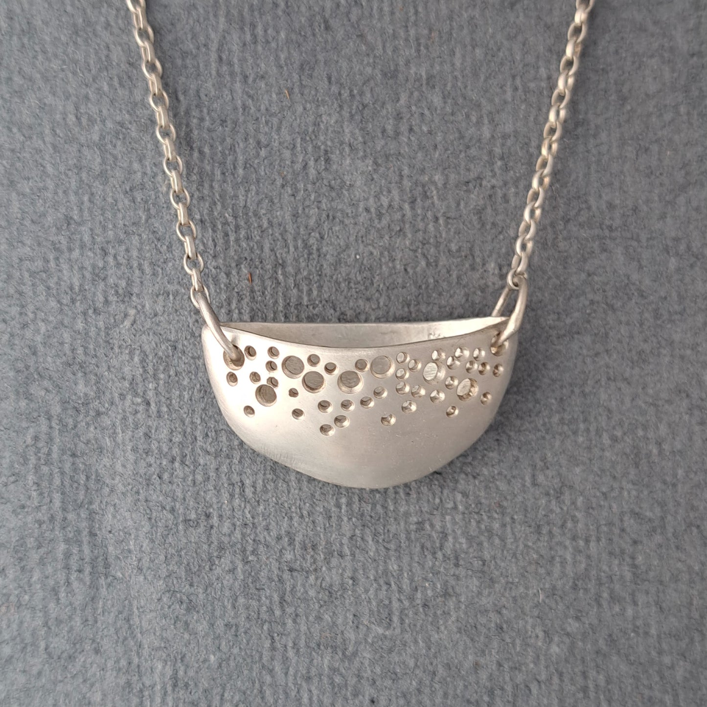 Carole Ramsden Silver - Vessel Necklace - Silver Challenge May