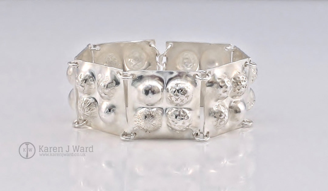 Karen J Ward - Textured bracelet