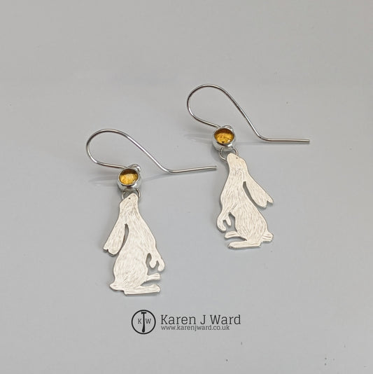 Karen J Ward - Harvest moon earrings KW89