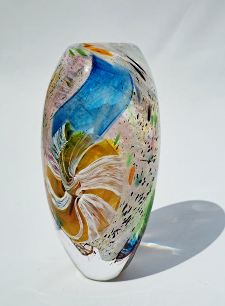 Jo Kenny - Blown Glass, Amber Sea Snail 35