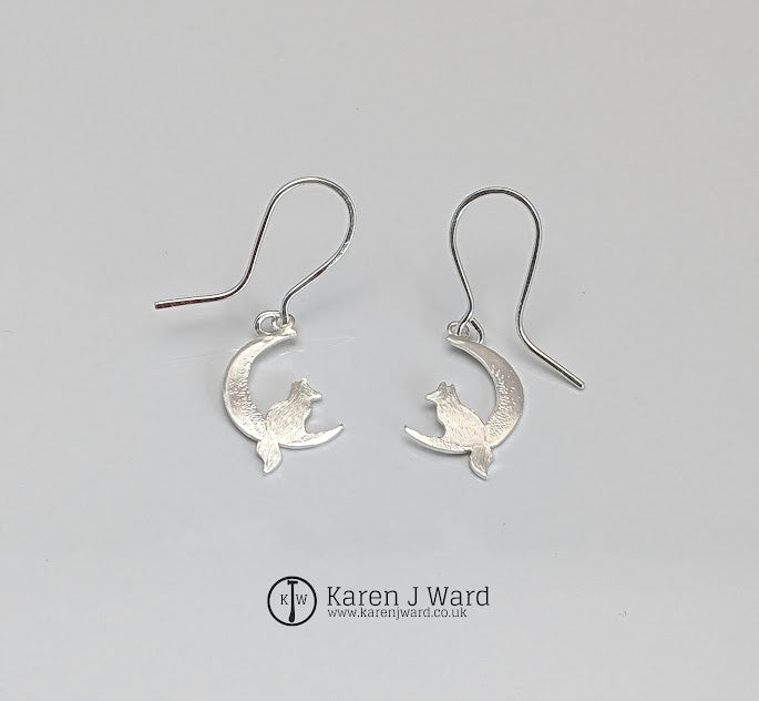 Karen J Ward - Fox Moon earrings KW62