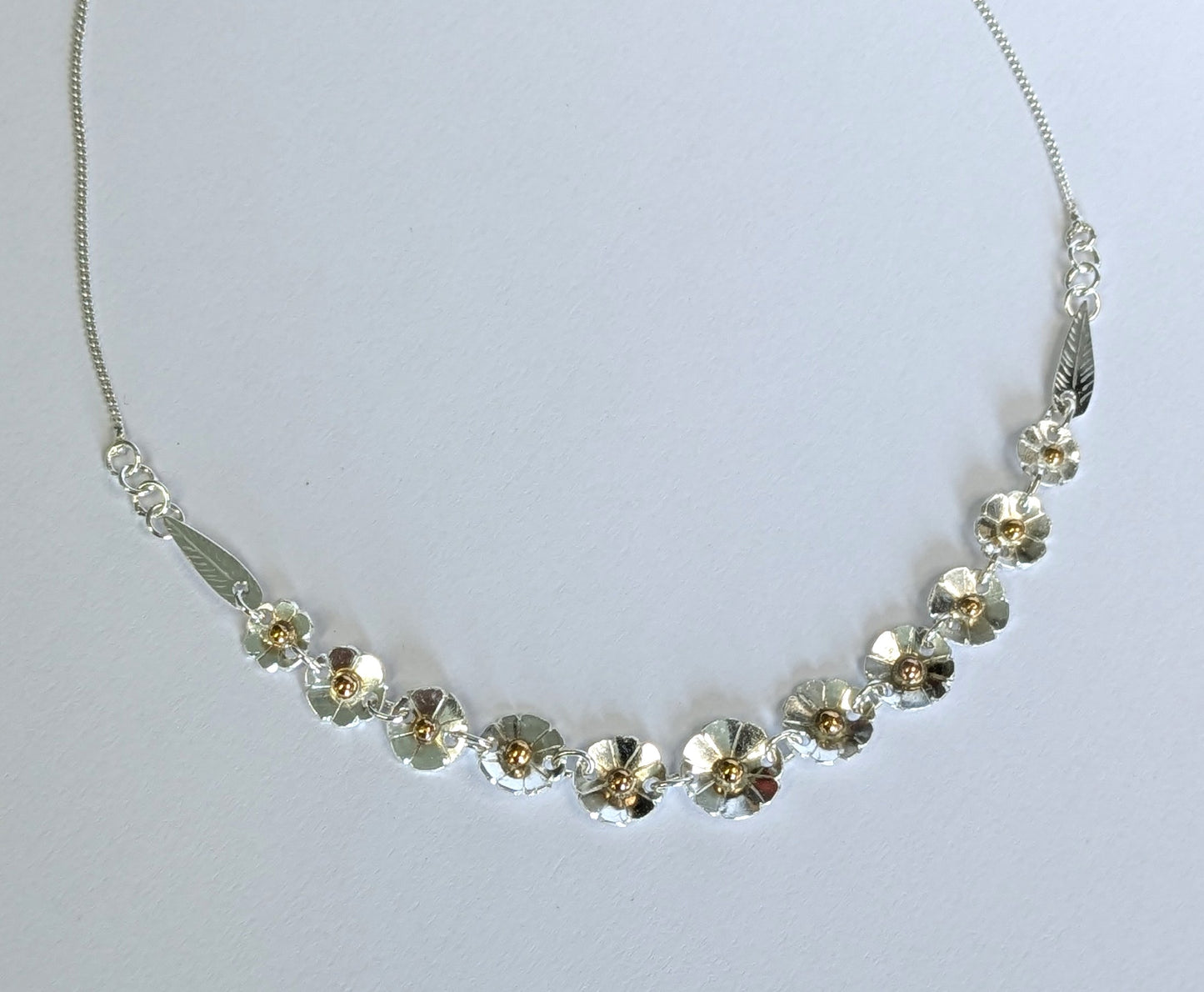 Karen J Ward - Daisy Chain Necklace - Silver Challenge May