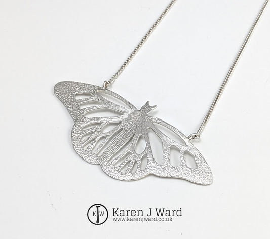 Karen J Ward - 'Bert' the Butterfly necklace KW96