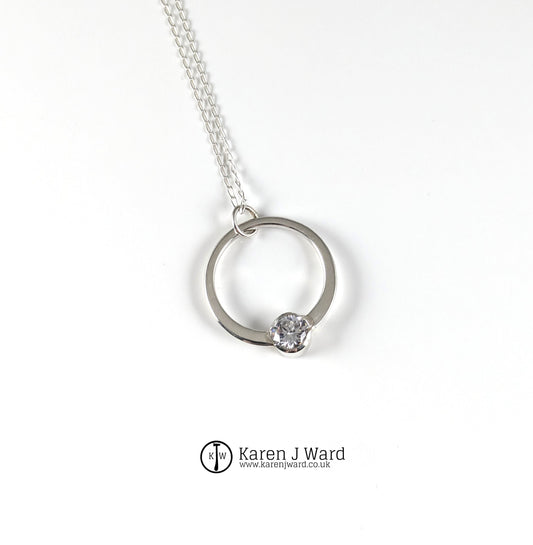 Karen J Ward - Cubic Zirconia Pendant - KW91