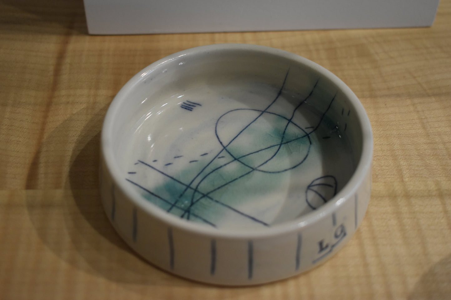 Lorna Gilbert Ceramics - Seascape shallow dip bowl