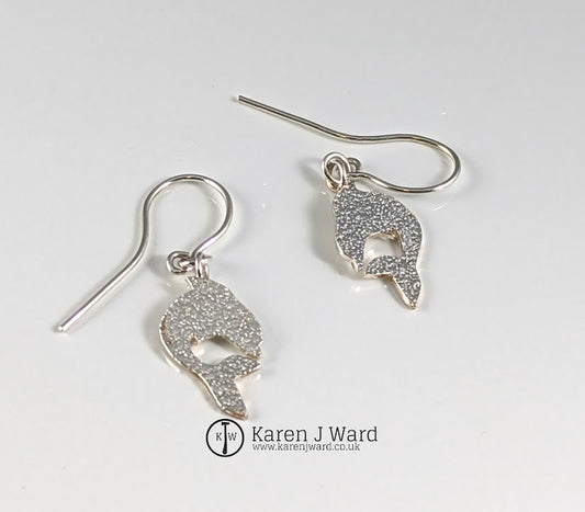 Karen J Ward - Dolphin earrings KW92