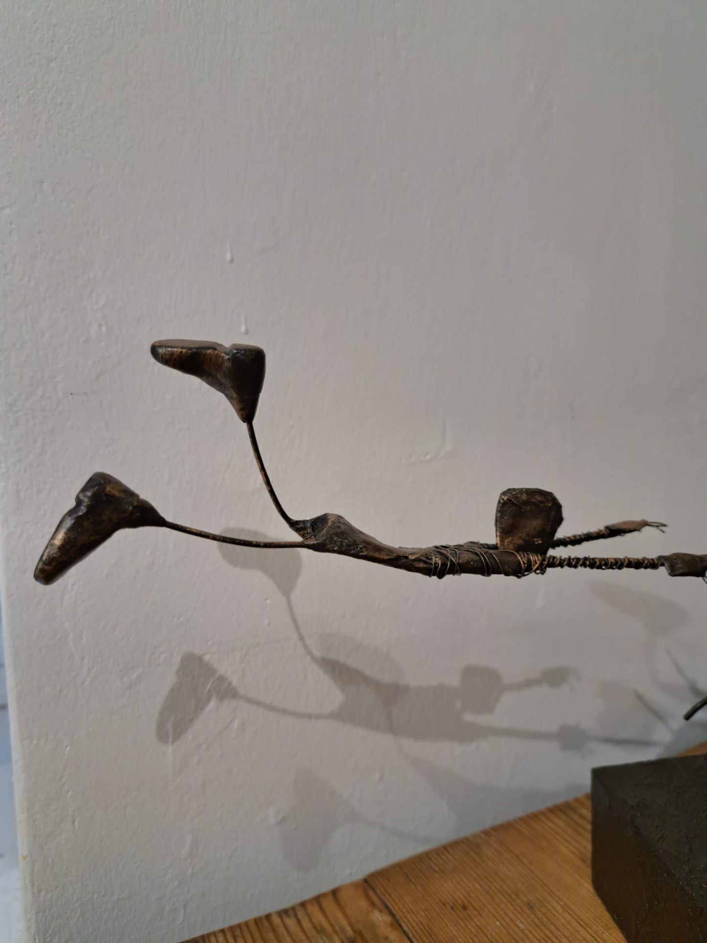 Ed Rust - Original Sculpture 'I'll Take the Dog for a Walk, Mum'