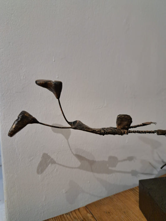 Ed Rust - Original Sculpture 'I'll Take the Dog for a Walk, Mum'