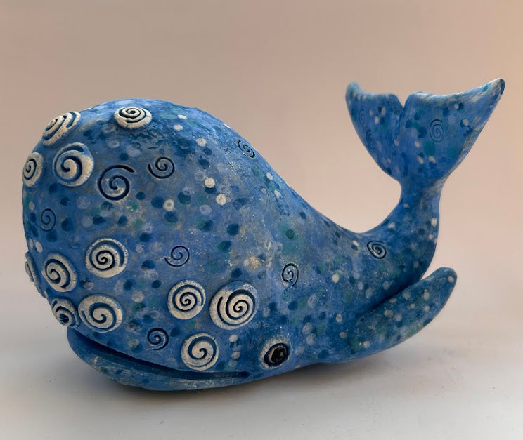 Kate Ellis - Small Whale with spirals