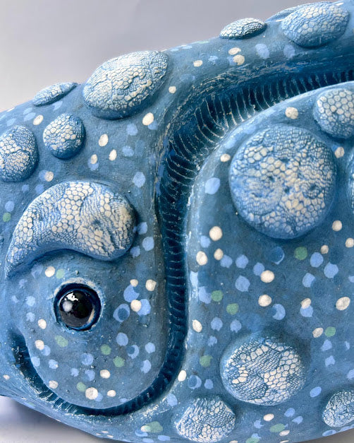 Kate Ellis - Large Right Whale with lace textured spots