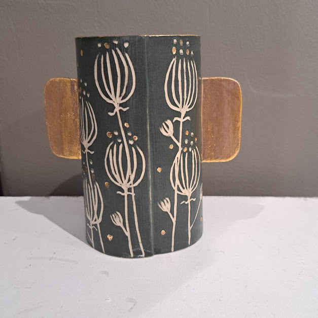 Natalie Elderton - Vases with gold lustre