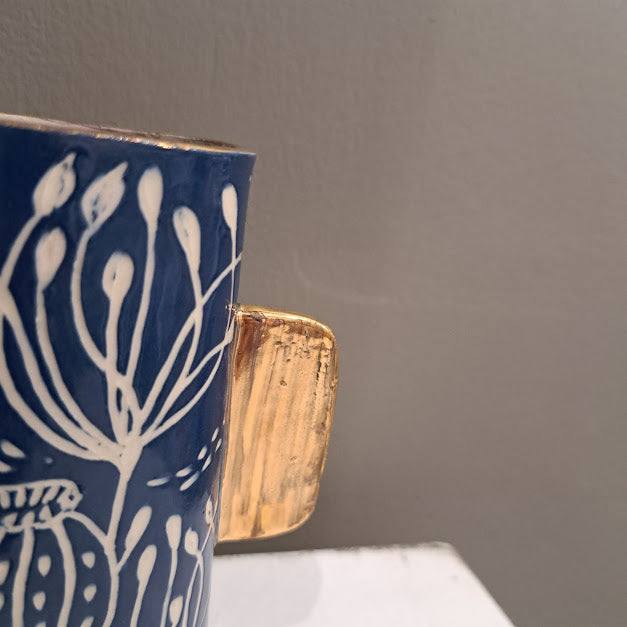 Natalie Elderton - Vases with gold lustre
