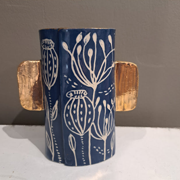 Natalie Elderton - Vases with gold lustre
