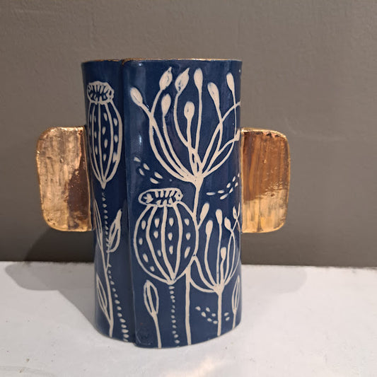 Natalie Elderton - Vases with gold lustre