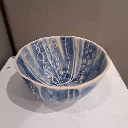 Natalie Elderton - Abstract blue bowl