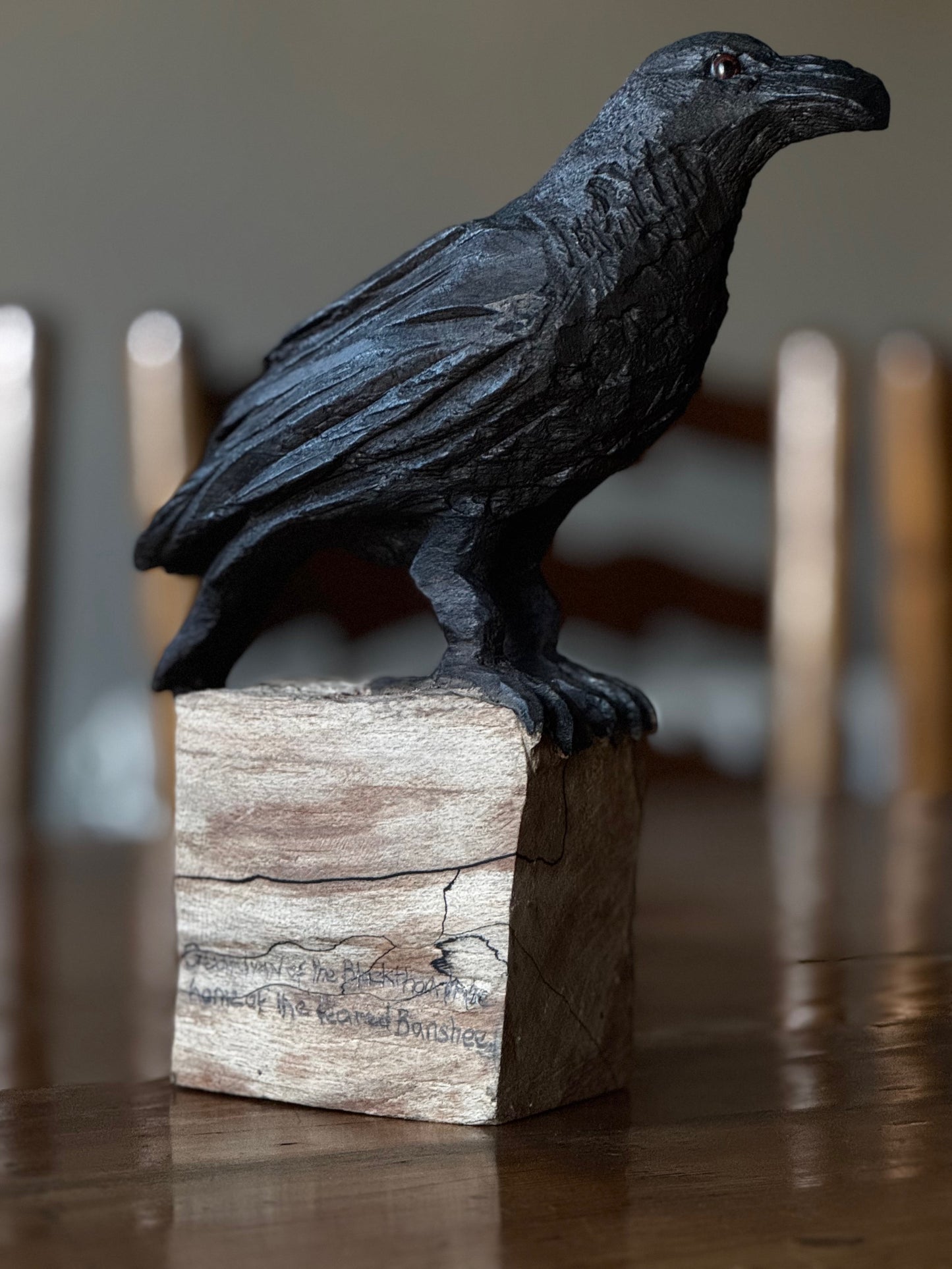 Mike Nowill - Wood Sculptures, Raven