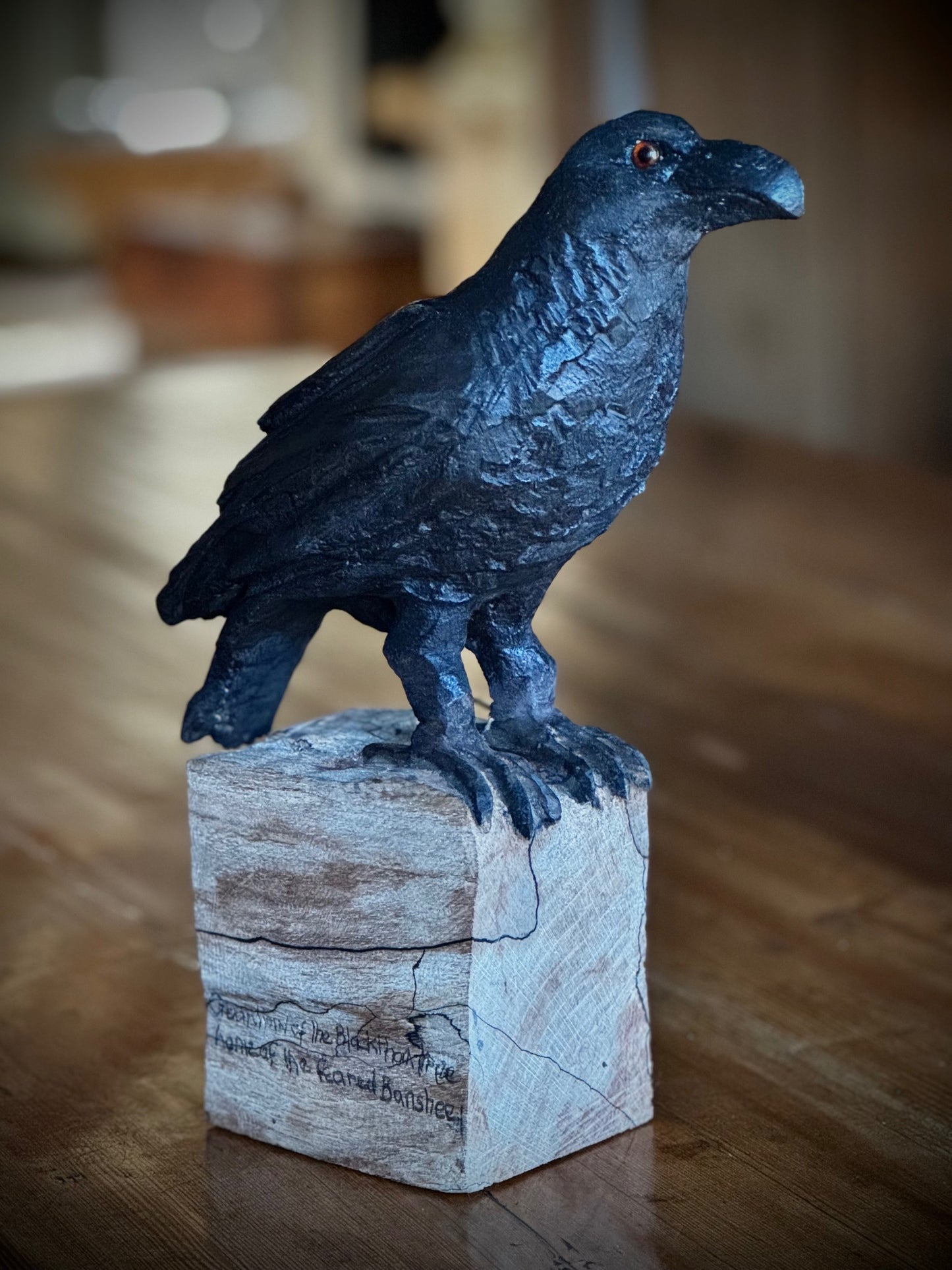 Mike Nowill - Wood Sculptures, Raven