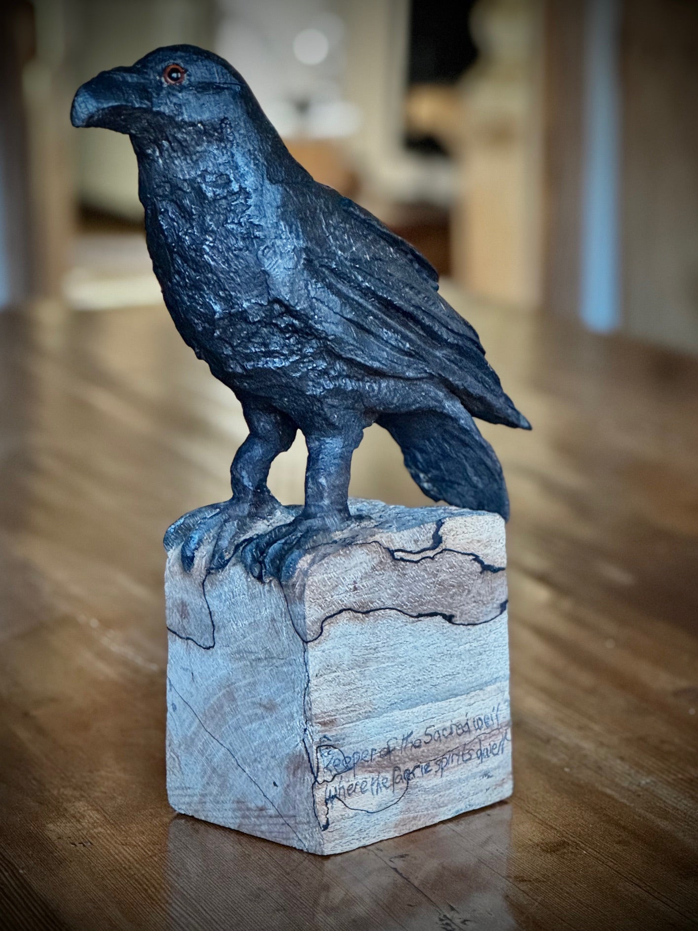 Mike Nowill - Wood Sculptures, Raven