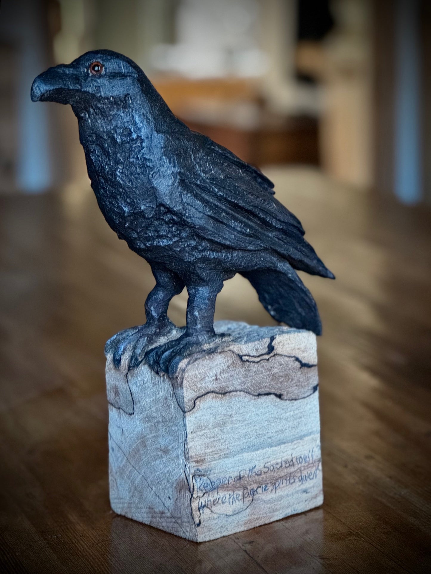 Mike Nowill - Wood Sculptures, Raven