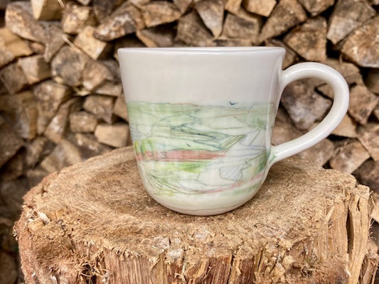 Pamela Thorby Ceramics - Large Porcelain Mug 1