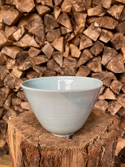 Pamela Thorby Ceramics - Blue Porcelain Bowl 16