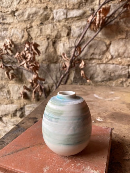 Pamela Thorby Ceramics - Porcelain Bud Vase 23