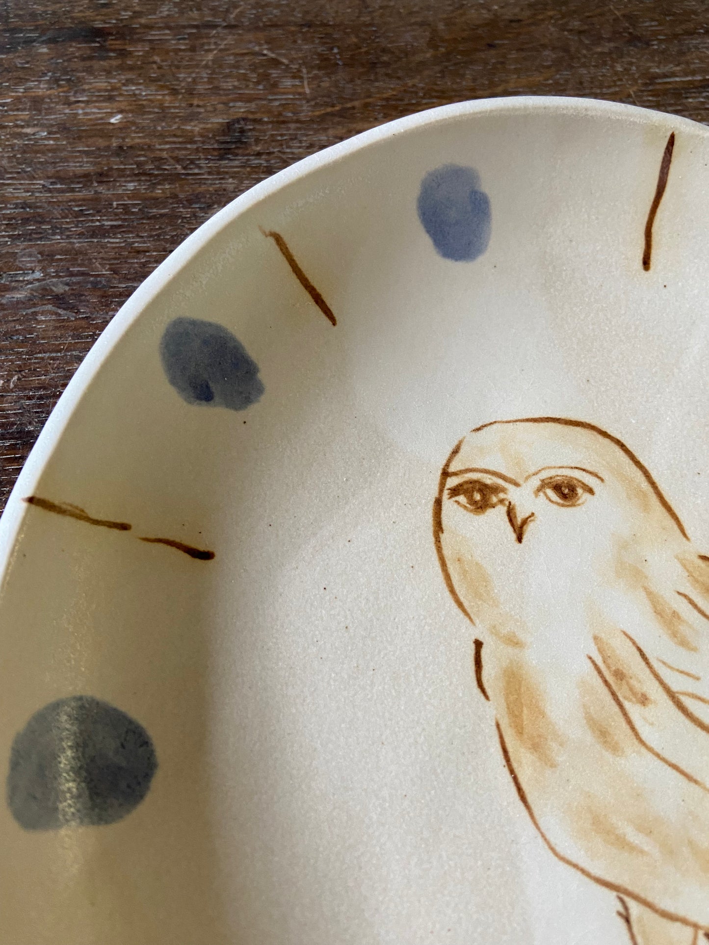 Charlotte Salt - Ceramic Owl Plate