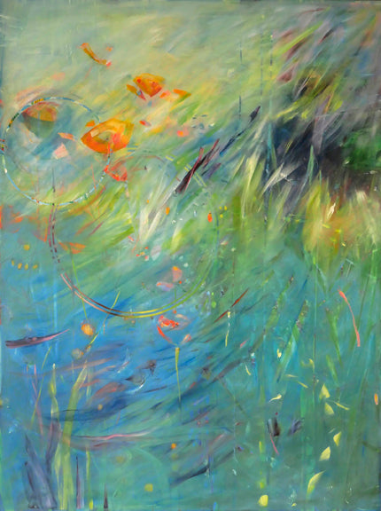 Lesley Williams - June Pond Oil Painting