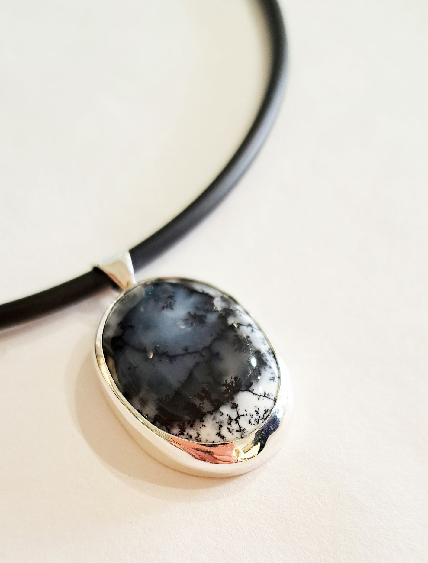 Karen J Ward - Dendritic opal necklace