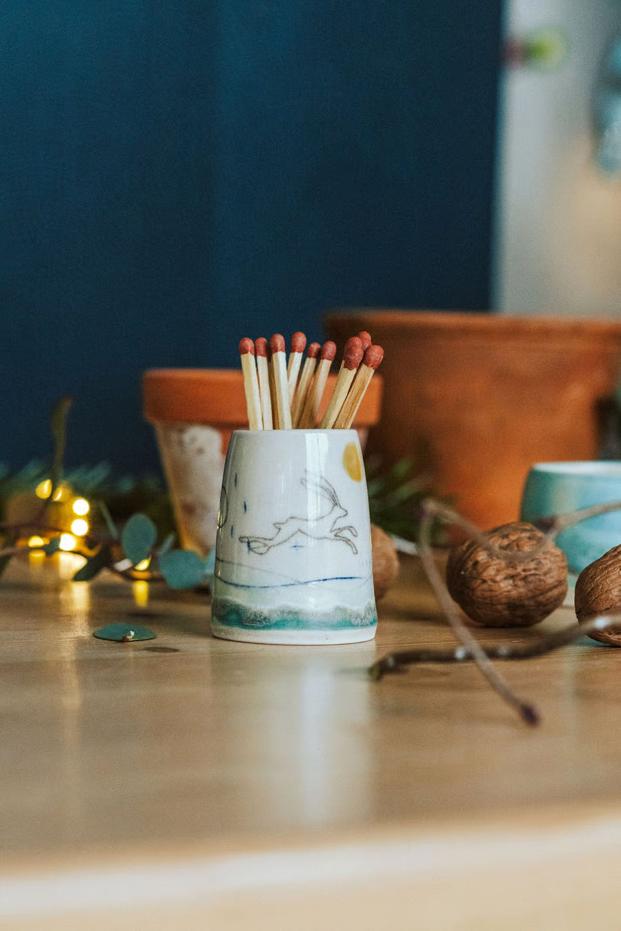 Lorna Gilbert Ceramics - Match striker pots