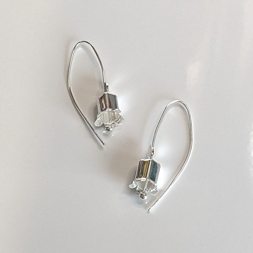 Karen J Ward - 'Belle' Earrings - Silver Challenge April