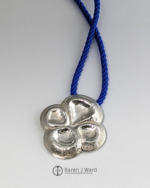 Karen J Ward - Pansy amulet KW77