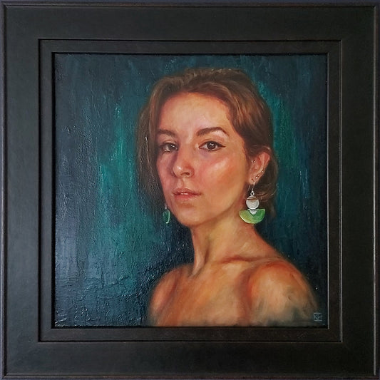 Kitty Bellamy - Oil Portrait Painting 'Rendezvous'