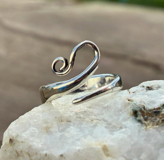 Anthea Peters - Shepherd's Crook Ring - Silver Challenge April