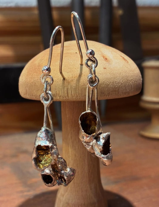Anthea Peters - Fairy Slipper Earrings - Silver Challenge May