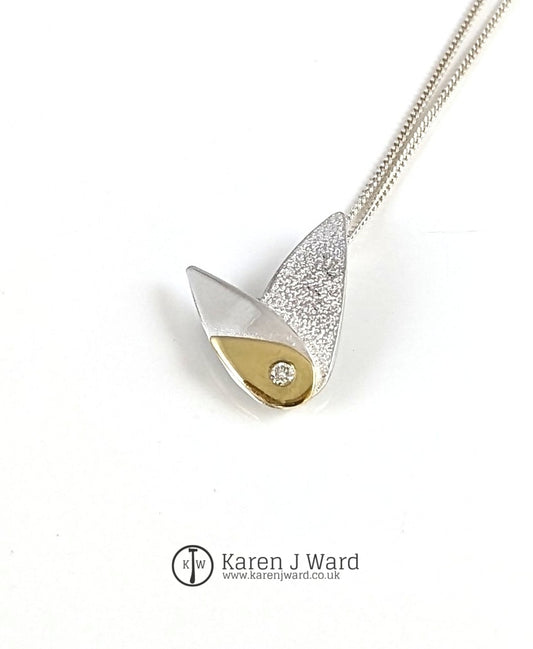 Karen J Ward - Diamond pendant KW99