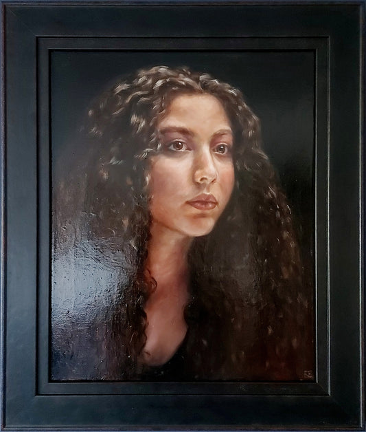 Kitty Bellamy - Oil Portrait Painting 'Amarantine'