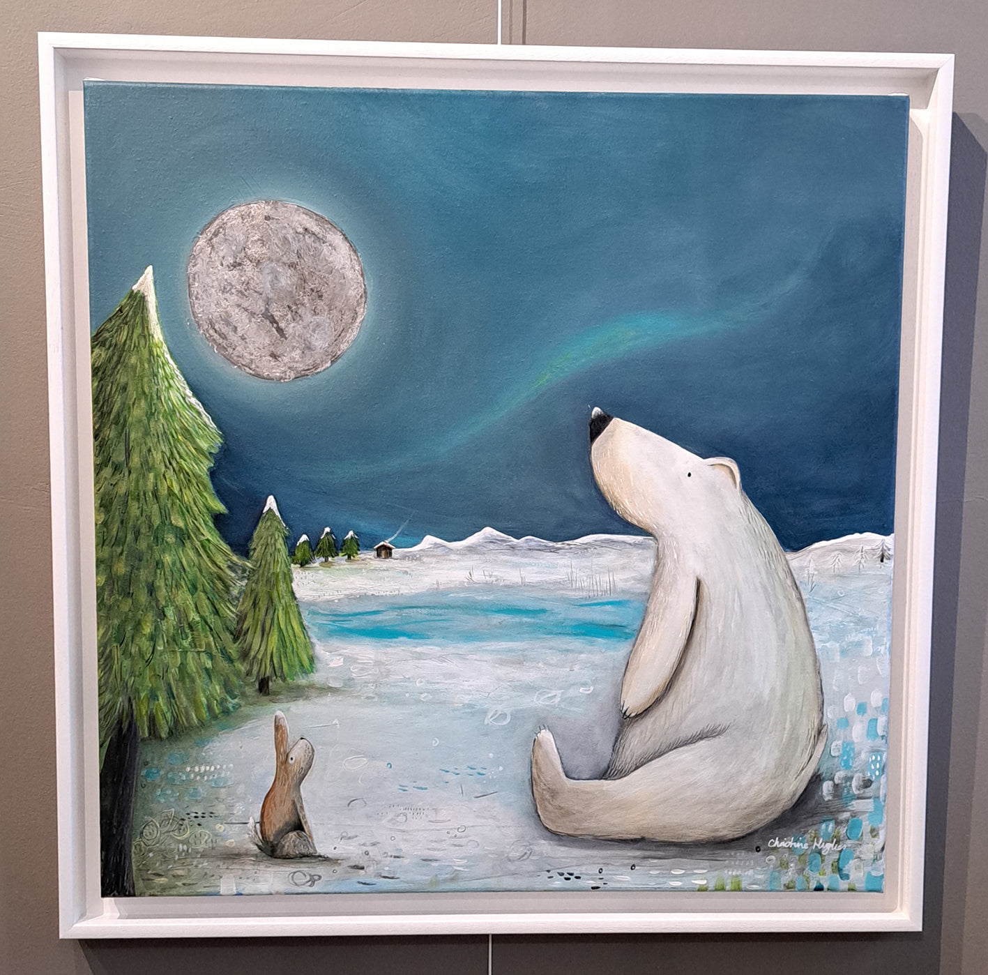 Christine Hughes Illustration - Best Friends, Polar Bear and Hare