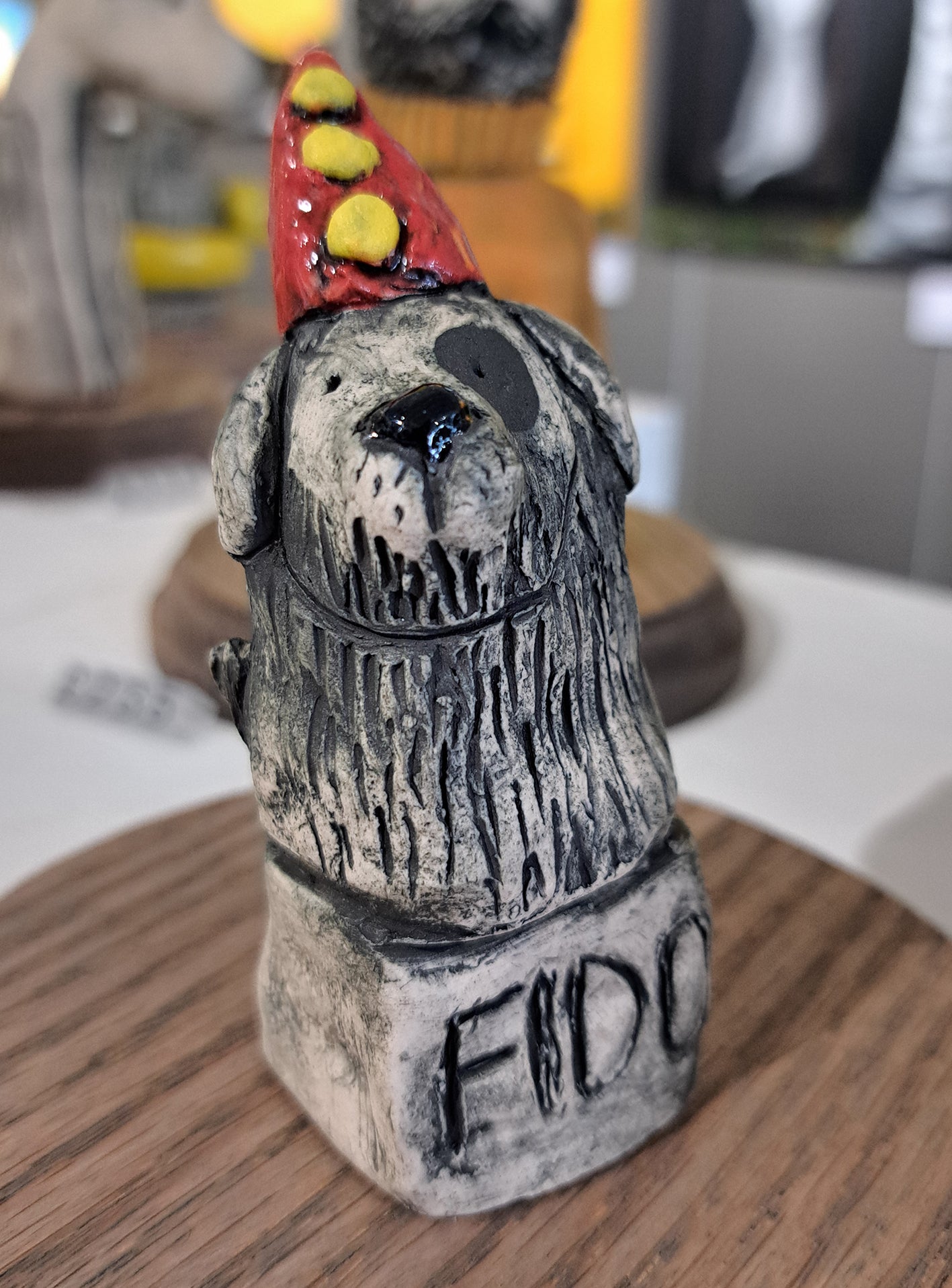 Christine Hughes - Sculptures - Fido The Clown Dog