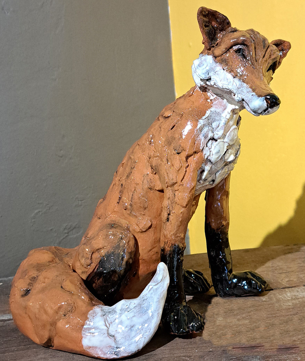 Sharon Westmoreland - Ash Fox Sculpture