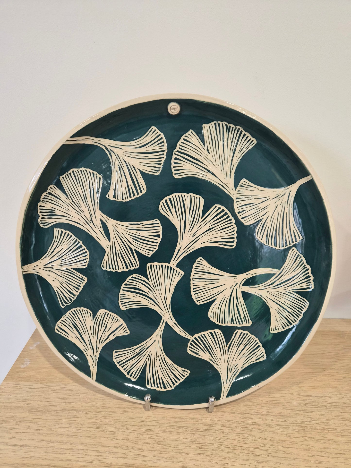 Ginkgo Leaf large plate